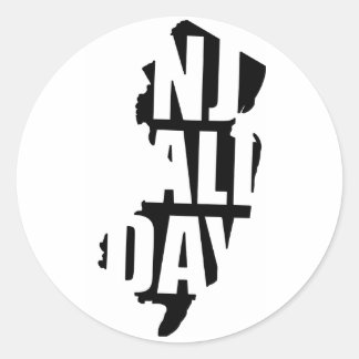jallday ronde sticker