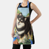 JALLO de Finse Lapphund All-Over Print Schort (Insitu)