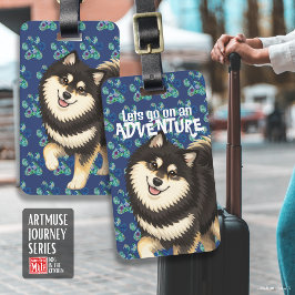 JALLO Finse Lapphond • ArtMuse Journey Serie Bagagelabel