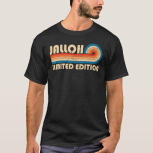 JALLOH Achternaam Retro Vintage 80s 90s Verjaardag T-shirt