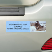 jaloers bumpersticker (Op auto)