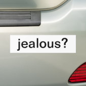 jaloers? bumpersticker (Op auto)