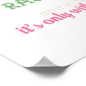 jaloezie citaat uit " draag zonnebrandmiddel " poster (Hoek)