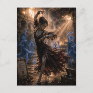 Jaloezie / Flamenco Danser / Oud Theater Briefkaart