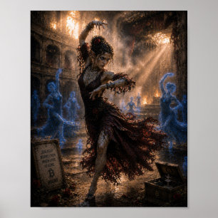 Jaloezie / Flamenco Danser / Oud Theater Poster