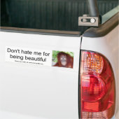 jaloezie: mooie roodbaars bumpersticker (Op Truck)
