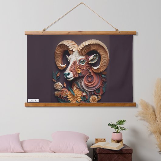 JALOOS HANGEND TAPIJT HANGEND WANDKLEED (Slaapkamer)