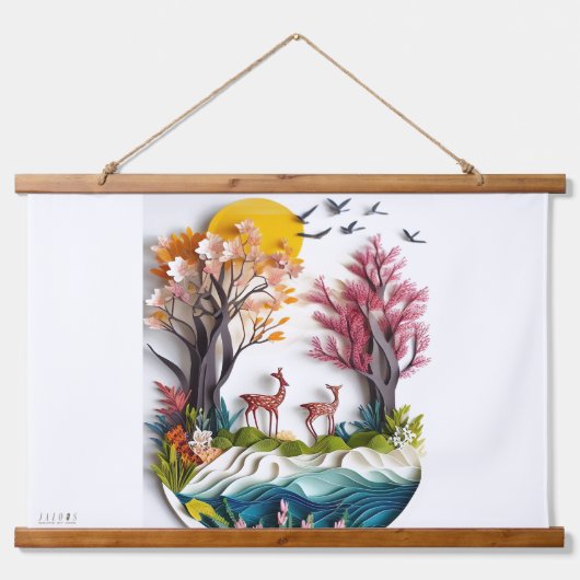 JALOOS HANGEND TAPIJT HANGEND WANDKLEED (Voorkant 2)