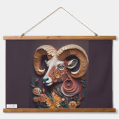 JALOOS HANGEND TAPIJT WANDKLEED (Voorkant)