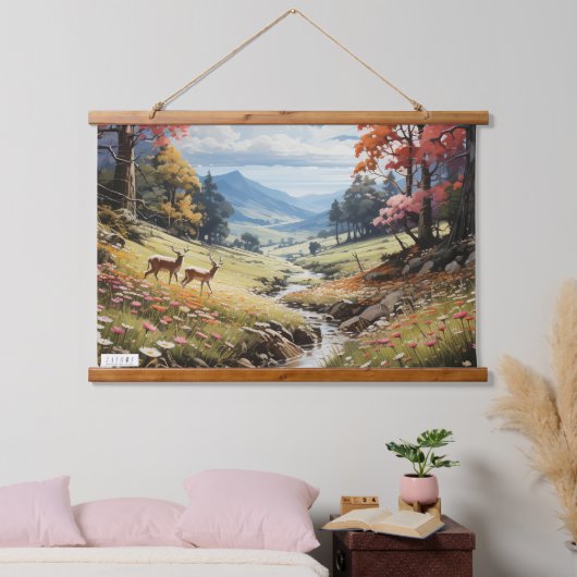 JALOOS HANGEND WANDKLEED (Slaapkamer)