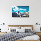 Jalovec-berg in Slovenië Canvas Afdruk (Insitu (Slaapkamer))