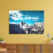 Jalovec-berg in Slovenië Canvas Afdruk (Insitu (Woonkamer))