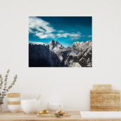 Jalovec-berg in Slovenië Poster (Keuken)