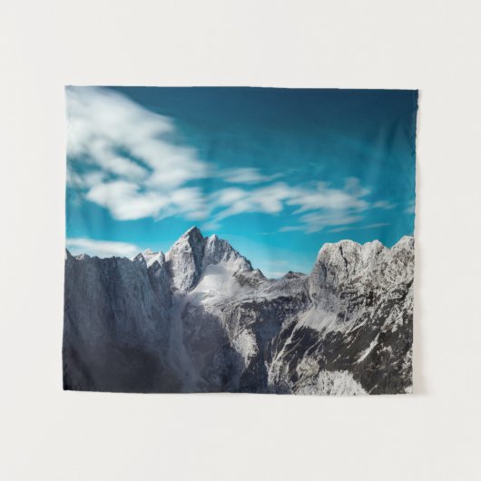 Jalovec-berg in Slovenië Wandkleed (Voorkant (horizontaal))