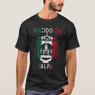 Jalpa Zacatecas Mexico Escudo Y Lema Arte Embleem T-shirt