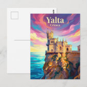 Jalta Krim Briefkaart (Voorkant / Achterkant)