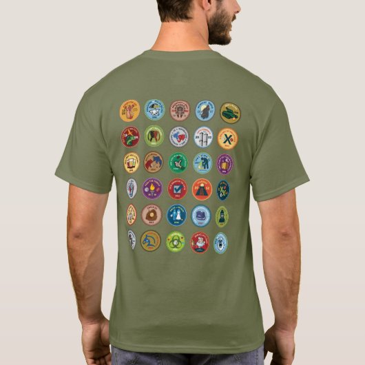 JAM30REE LOGO/MERIT BADGES T-SHIRT (Achterkant)