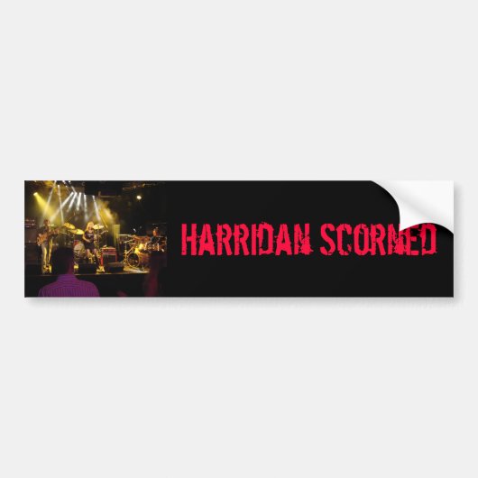 jam (13), Harridan Scorned Bumpersticker (Voorkant)