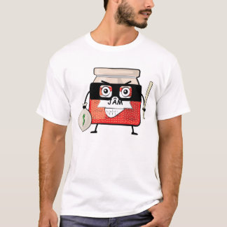 Jam Bandit - Grappige Karakter Illustratie T-shirt
