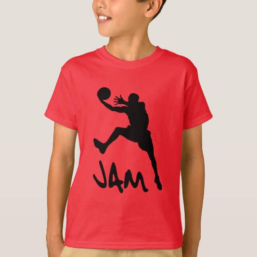 Jam Basketbal T-shirt (Voorkant)