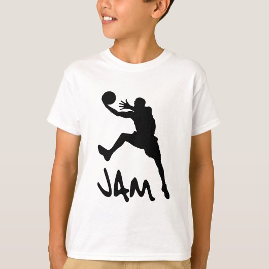 Jam Basketbal T-shirt (Voorkant)