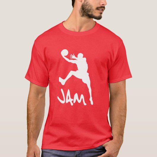 Jam Basketbal T-shirt (Voorkant)