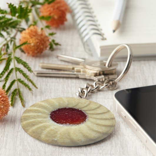 Jam Biscuit Sleutelhanger (Zijkant)