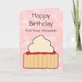 Jam en Cream Scone. Kaart (Voorkant)