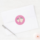 JAM ETIKET Witte Aardbei Pineberry Op Maat (Envelop)