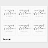 Jam Favoriet Wedding Product Label Business Sticke (Vel)