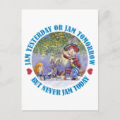 Jam gisteren, Jam morgen, maar nooit Jam vandaag! Briefkaart (Voorkant)