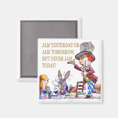 Jam gisteren of Jam morgen maar nooit Jam vandaag! Magneet (Voorkant / Achterkant)