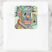 Jam in Brooklyn Vierkante Sticker (Tas)