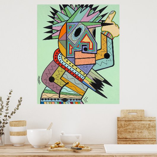 "Jam in Brookyln" Poster (Keuken)