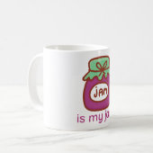 jam is mijn favoriet koffiemok (Voorkant links)