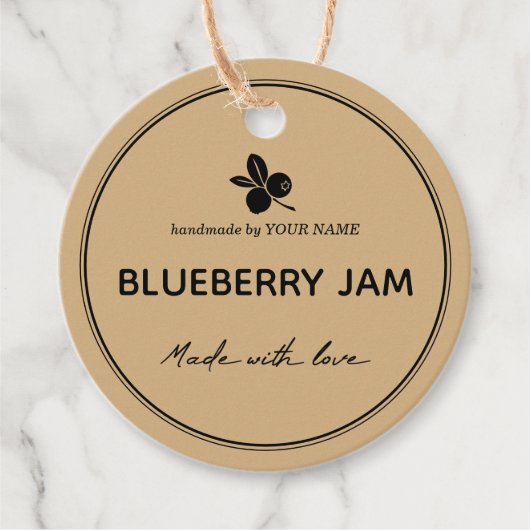 Jam Jar Hang Label Packaging Design (Voorkant)