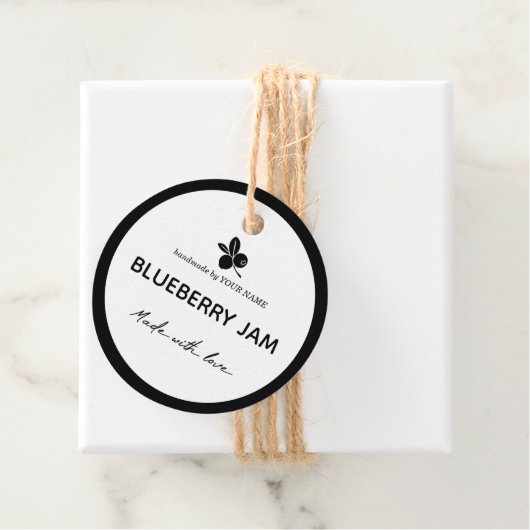Jam Jar Hang Label Packaging Design (In situ)