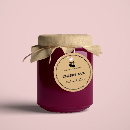Jam Jar Hang Label Packaging Design