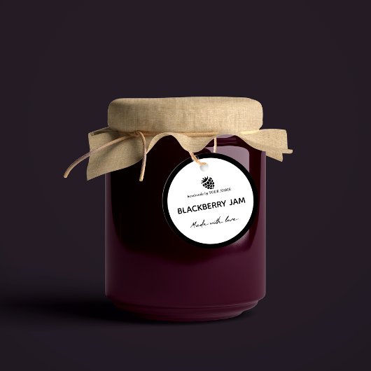 Jam Jar Hang Label Packaging Design