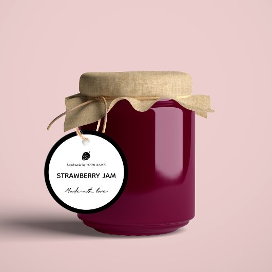 Jam Jar Hang Label Packaging Design