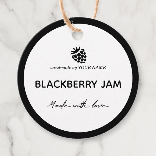 Jam Jar Hang Label Packaging Design (Voorkant)
