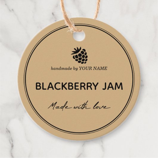 Jam Jar Hang Label Packaging Design (Voorkant)