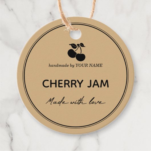 Jam Jar Hang Label Packaging Design (Voorkant)