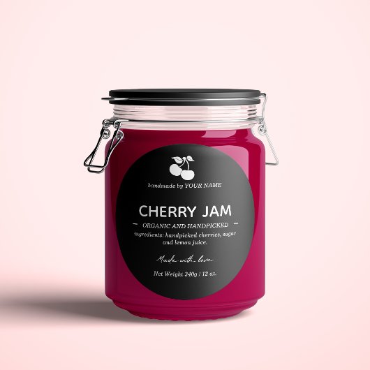 Jam Jar Label Packaging-ontwerp
