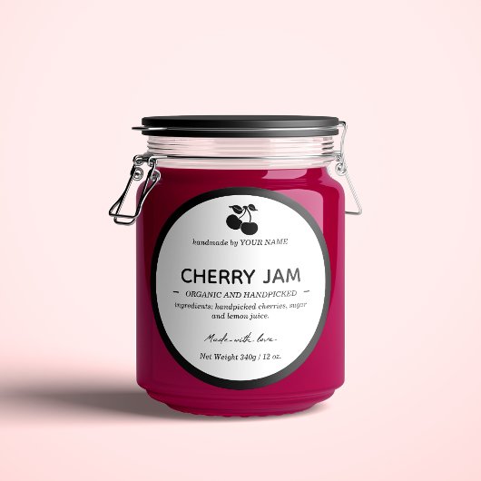 Jam Jar Label Packaging-ontwerp