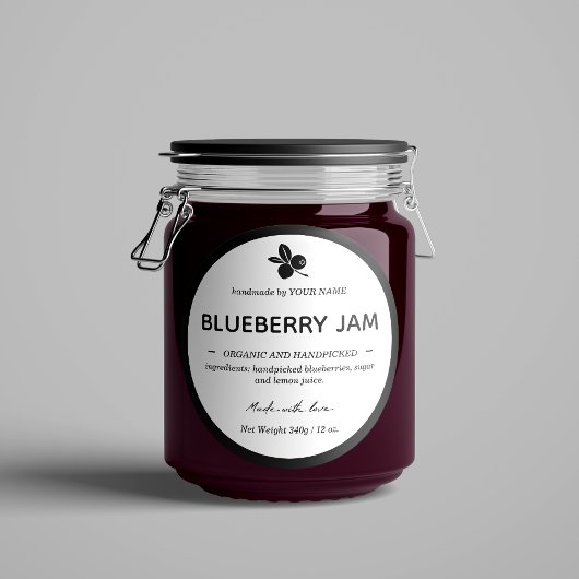 Jam Jar Label Packaging-ontwerp