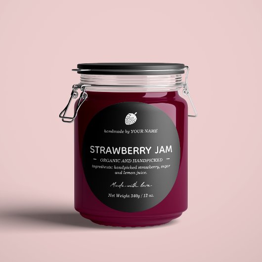 Jam Jar Label Packaging-ontwerp