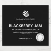 Jam Jar Label Packaging-ontwerp Sparkling Wijnetiket (Enkel label)