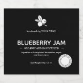 Jam Jar Label Packaging-ontwerp Sparkling Wijnetiket (Enkel label)