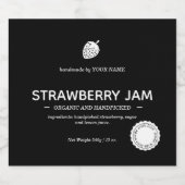 Jam Jar Label Packaging-ontwerp Sparkling Wijnetiket (Enkel label)